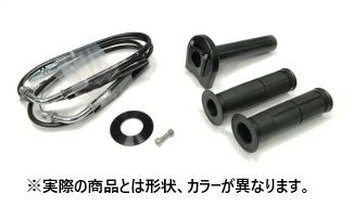 Throttle Kit, Stainless Hardware, Black, Type 3, Take-up φ36, Z650RS 22