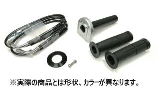 スロットルキット ステン金具 シルバー タイプ3 巻取φ42 Z650RS 22