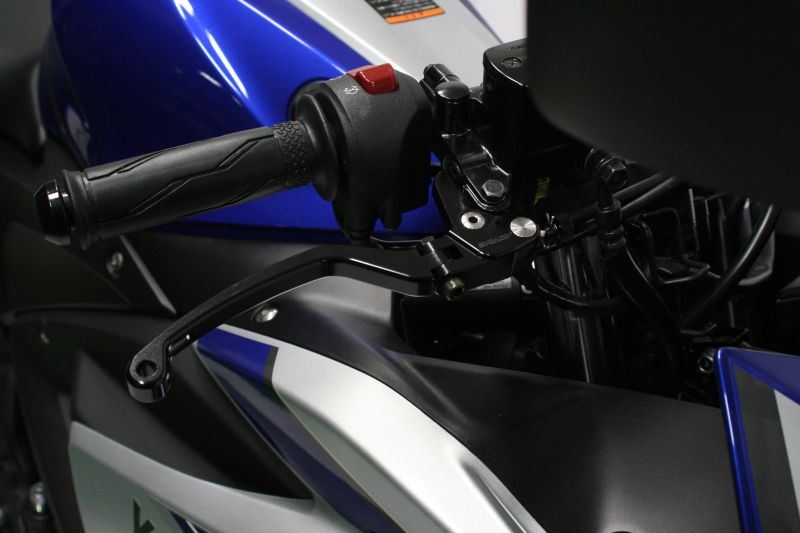 ビレットレバー(ブレーキ) RS2タイプ ブラック スタンダードサイズ MT-03/25 YZF-R3/R25