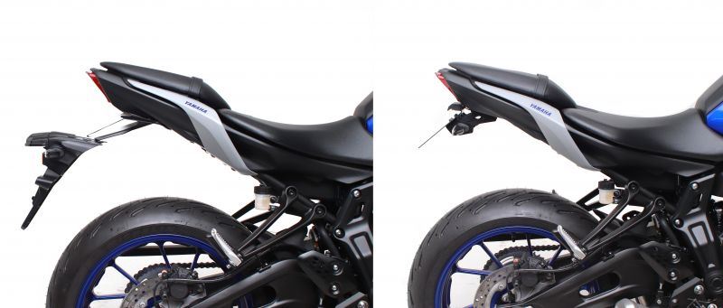 フェンダーレスキット LEDナンバー灯付き ブラック MT-07