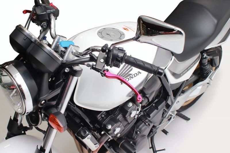 STFクラッチレバー レッド グロム CB400SF