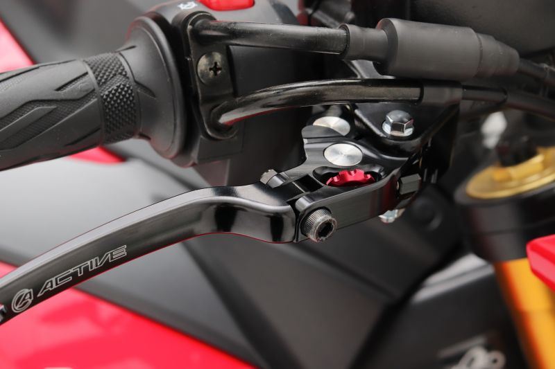 STFブレーキレバー レッド GSX-S1000 GSX-S750 SV650 カタナ