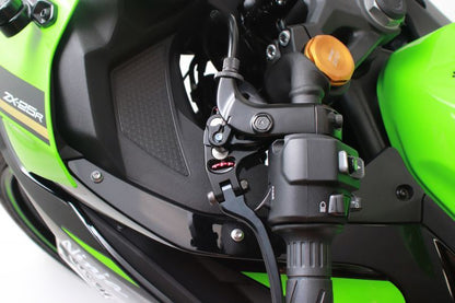 STFクラッチレバー ブラック Z650/900 ニンジャ650 ZX-4R/25R