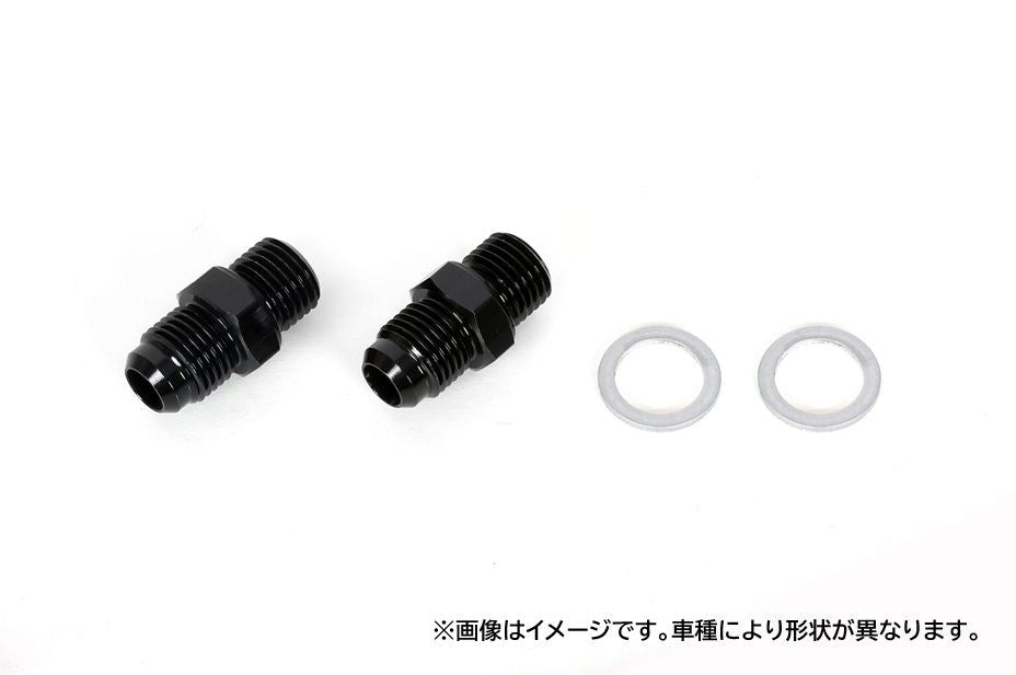 オイルクーラー取り出しセット ブラック #6 モンキー(6V前期)