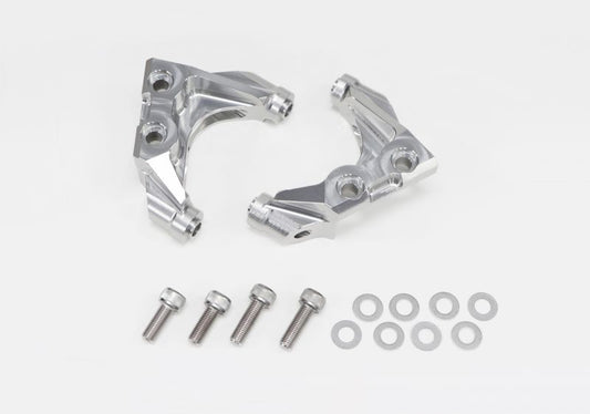 AH1フォーク用 ラジアルキャリパーサポート シルバー 108mmピッチ XJR1300 ゼファー1100 GPZ900R