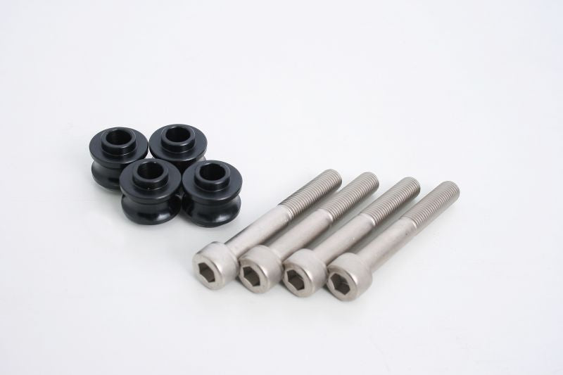Radial Caliper Support Offset Collars & Bolts Black 4.5mm/70mm 4pcs each