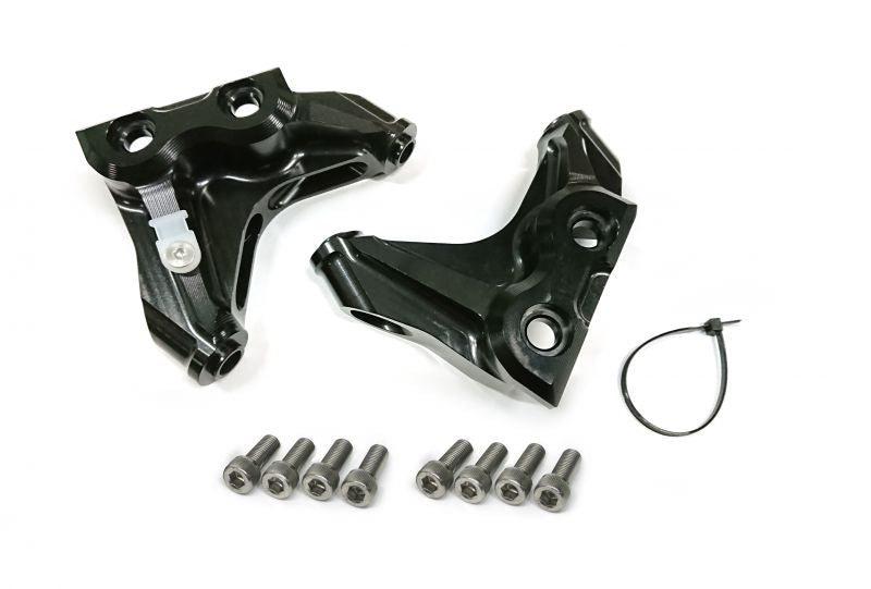 H49フォーク用 ラジアルキャリパーサポート 左 ブラック 108mmピッチ ツーリングFL ダイナFXD