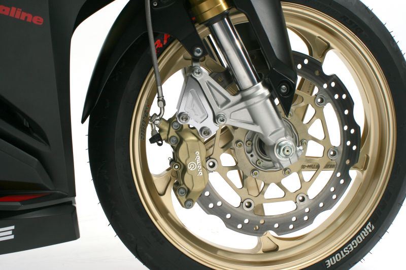 キャリパーサポート ゲイルスピード/ブレンボ 4POT 40mmピッチ用 シルバー CBR250RR