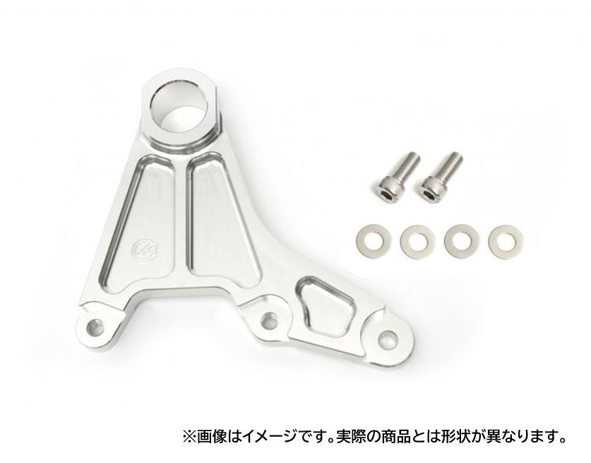 キャリパーサポート GALE/BREMBO 84mm PFS/口の字 シルバー ZEPHYR1100