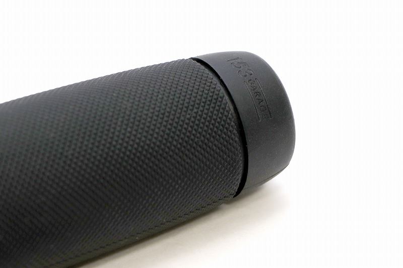 Barrel-shaped Greater Grips, Black, closed-end type, φ22.2/overall length 124mm (internal length 120mm)