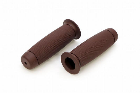 Barrel-shaped Grater Grips, Brown, Non-through type, φ22.2 / Overall length 124mm (Inner length 120mm)