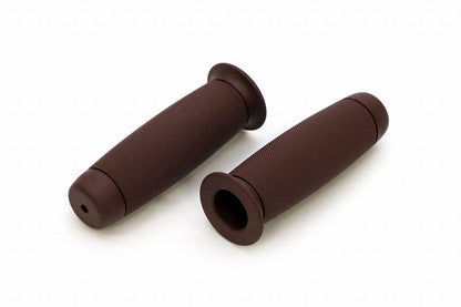 樽型グレーターグリップ ダークブラウン 非貫通タイプ φ22.2/全長124mm(内長120mm)