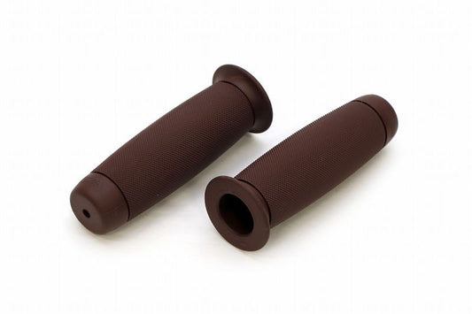 Barrel-Type Grater Grips, Dark Brown, Closed-End Type, φ22.2/Total Length 124mm (Inner Length 120mm)