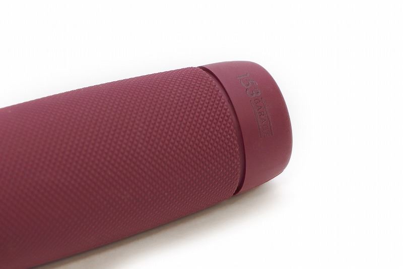 Barrel-shaped Greater Grips, Dark Red, Closed-end Type, φ22.2/Total length 124mm (Inner length 120mm)