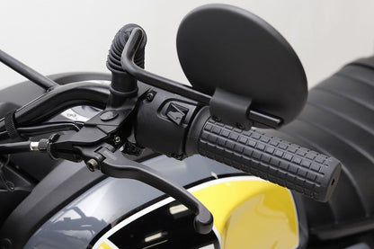 Block S Grips, Black, Closed-End Type, φ22.2/Total Length 124mm (Inner Length 120mm)
