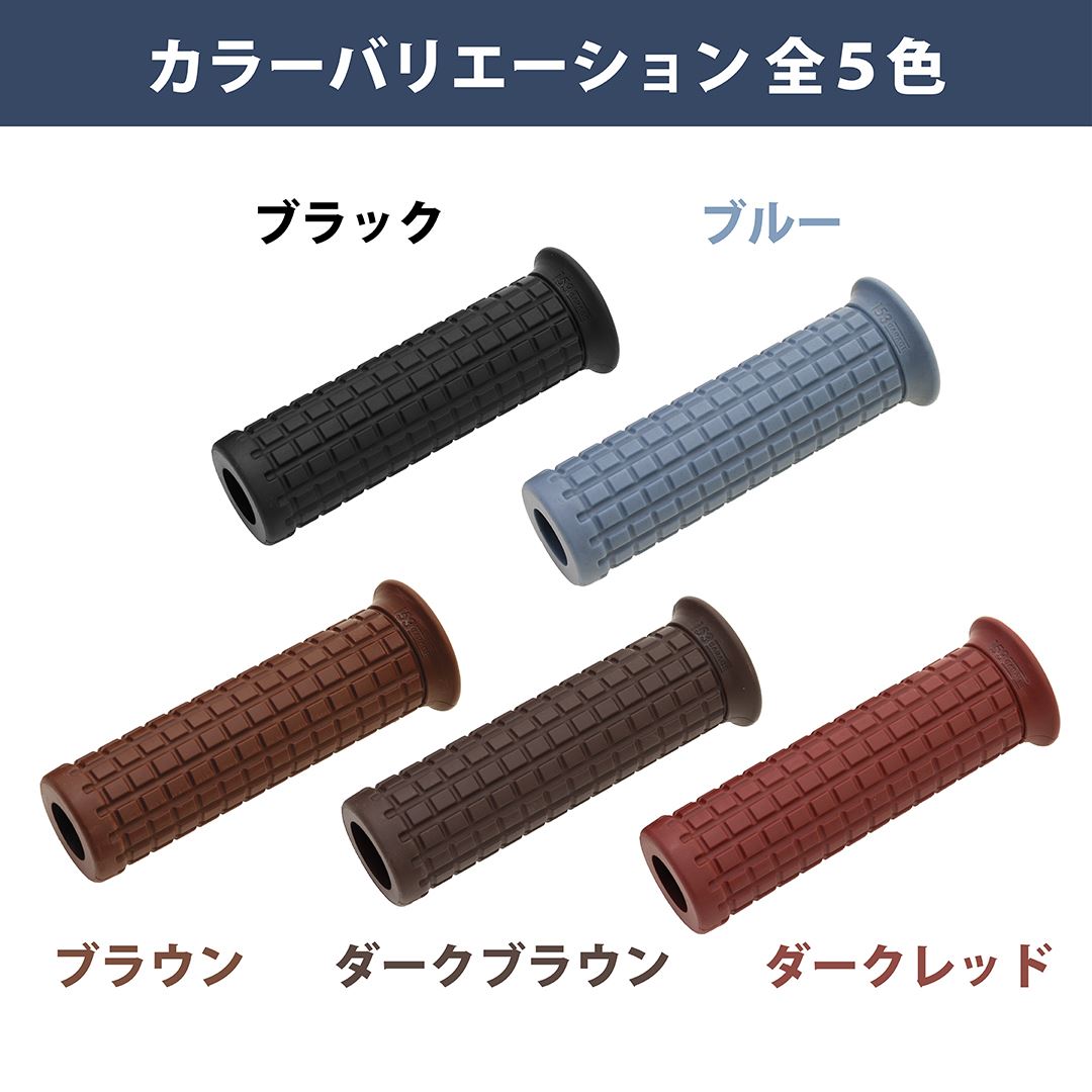 Block S-Grip Black, through-hole type, φ22.2/124mm length