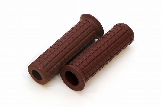 ブロックSグリップ ブラウン 貫通タイプ φ22.2/全長124mm