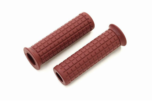 ブロックSグリップ ダークレッド 貫通タイプ φ22.2/全長124mm