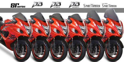 スクリーン ダブルバブル(ショート) スモーク GSX1300R