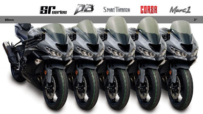 Screen Double Bubble Clear ZX-6R 636