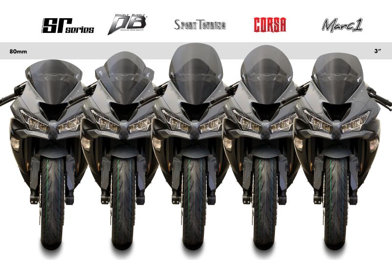 スクリーン ダブルバブル ダークスモーク ZX-6R 636