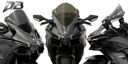 Screen, double bubble, clear, Ninja H2 SX