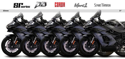 Screen, double bubble, clear, Ninja H2 SX
