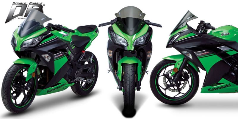 Screen Double Bubble Clear Ninja 250 Ninja 300