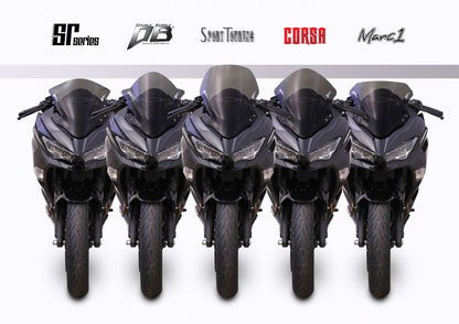 Screen Double Bubble Smoke Ninja 250 Ninja 400