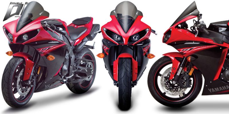Screen Double Bubble Dark Smoke YZF-R1