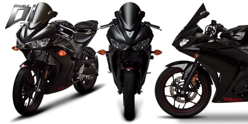スクリーン ダブルバブル ダークスモーク YZF-R25 YZF-R3