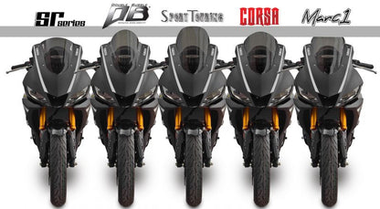 Screen Double Bubble Dark Smoke YZF-R25 YZF-R3