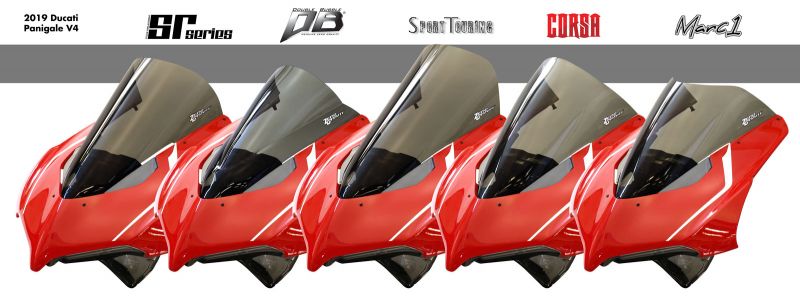 Screen Double Bubble Clear Ducati Panigale V4
