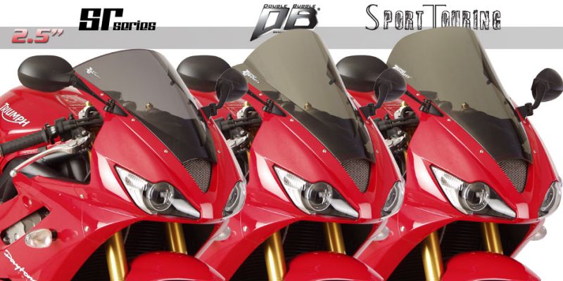 Screen, Double Bubble, Clear, Daytona 675