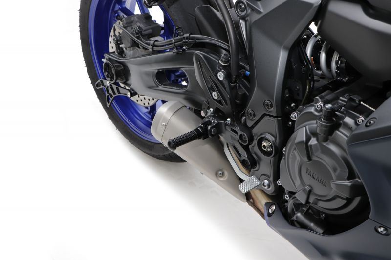 ステップバー ライダー側 ブラック 72mm MT-09 XSR900 YZF-R7