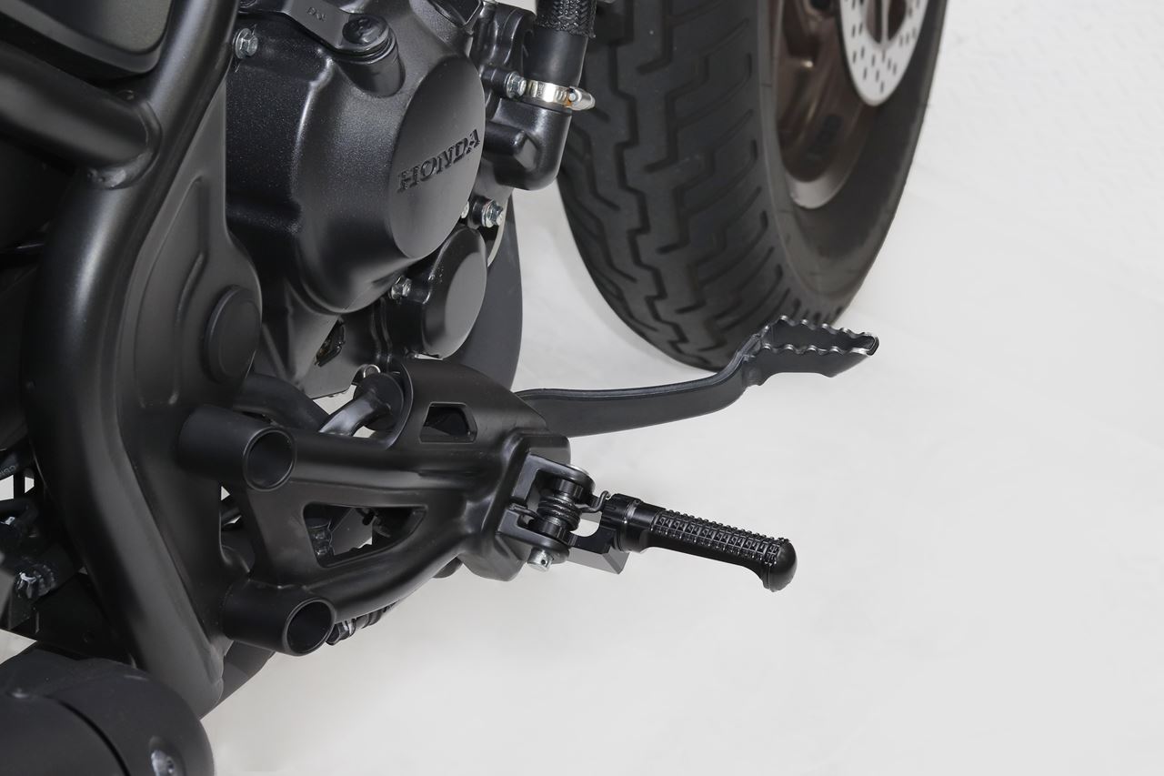 ステップバー ライダー側 ブラック HONDA系-2 REBEL250 20-23