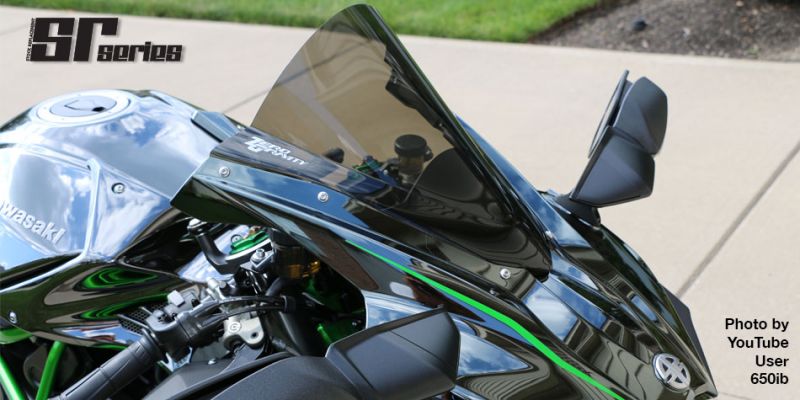 Screen SR Type, Dark Smoke, Ninja H2