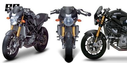 Screen SR type smoke Ducati 1000 Monster 1000/900S/S2R/S4/S4R