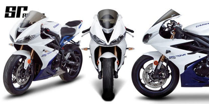 Screen Black Vinyl Mask SR Type Smoke Daytona 675