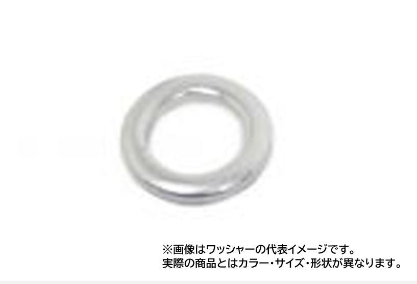 クラッシュワッシャー アルミ 2mm厚(内径φ10) 1枚入