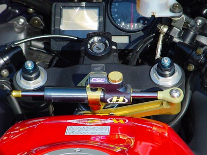 CNCステアリングダンパーステー タイプ3 ブラック 75mm CBR900RR CBR929RR