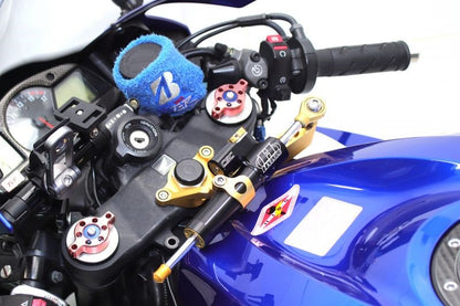CNC Steering Damper Stay Type 9 Black 75mm CBR600RR