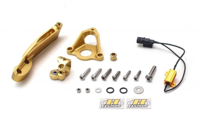 CNC Steering Damper Stay Type 9 Black 75mm CBR600RR