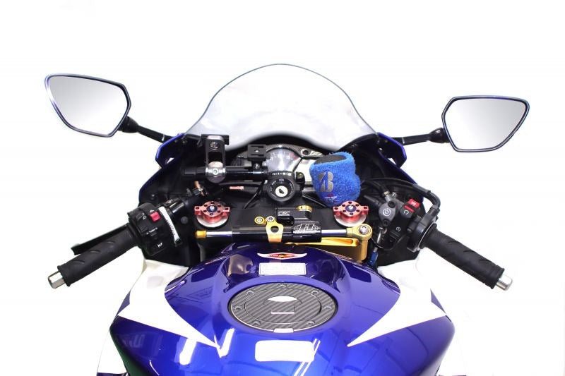 CNC Steering Damper Stay Type 9 Black 75mm CBR600RR