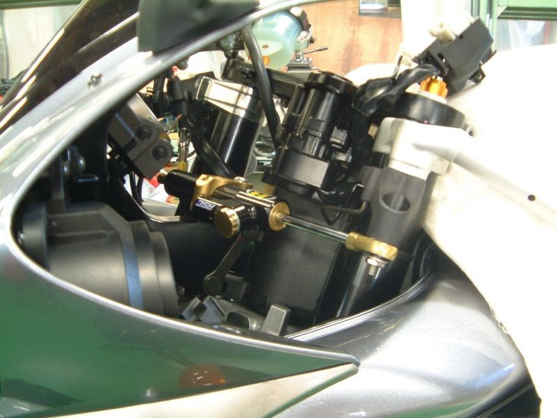 CNCステアリングダンパーステー 純正タイプ タイプ1 75mm YZF-R1