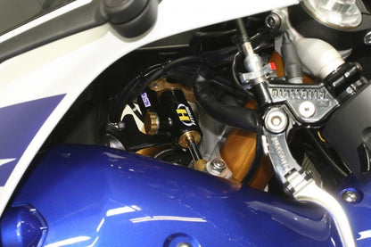 CNCステアリングダンパーステー ダンパーキャンセラー付属 タイプ7-M8 ゴールド 75mm YZF-R1 YZF-R1M