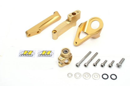 CNC Steering Damper Stay Type 3 Gold 75mm GSX1300R