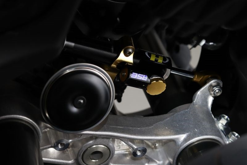 CNC Steering Damper Stay Type 10 Gold 75mm Hayabusa