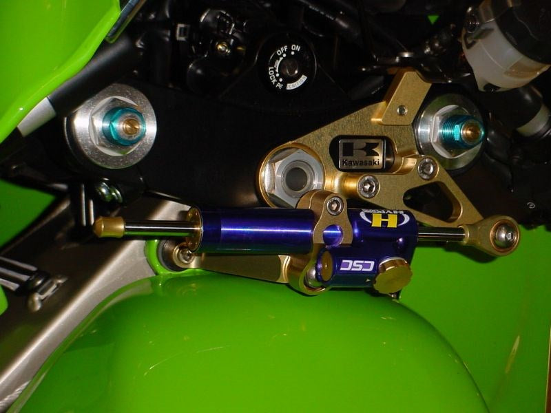 CNCステアリングダンパーステー タイプ1 ゴールド 75mm ZX-9R