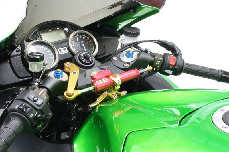 CNC Steering Damper Stay Gold 75mm ZX-14R ZZR1400